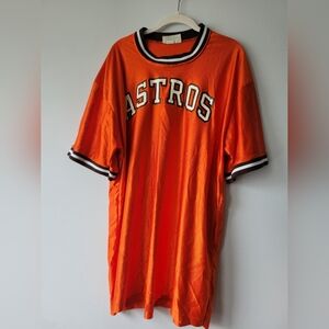 Vintage Astros jersey shirt orange large